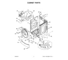 Kenmore 11091942710 cabinet parts diagram