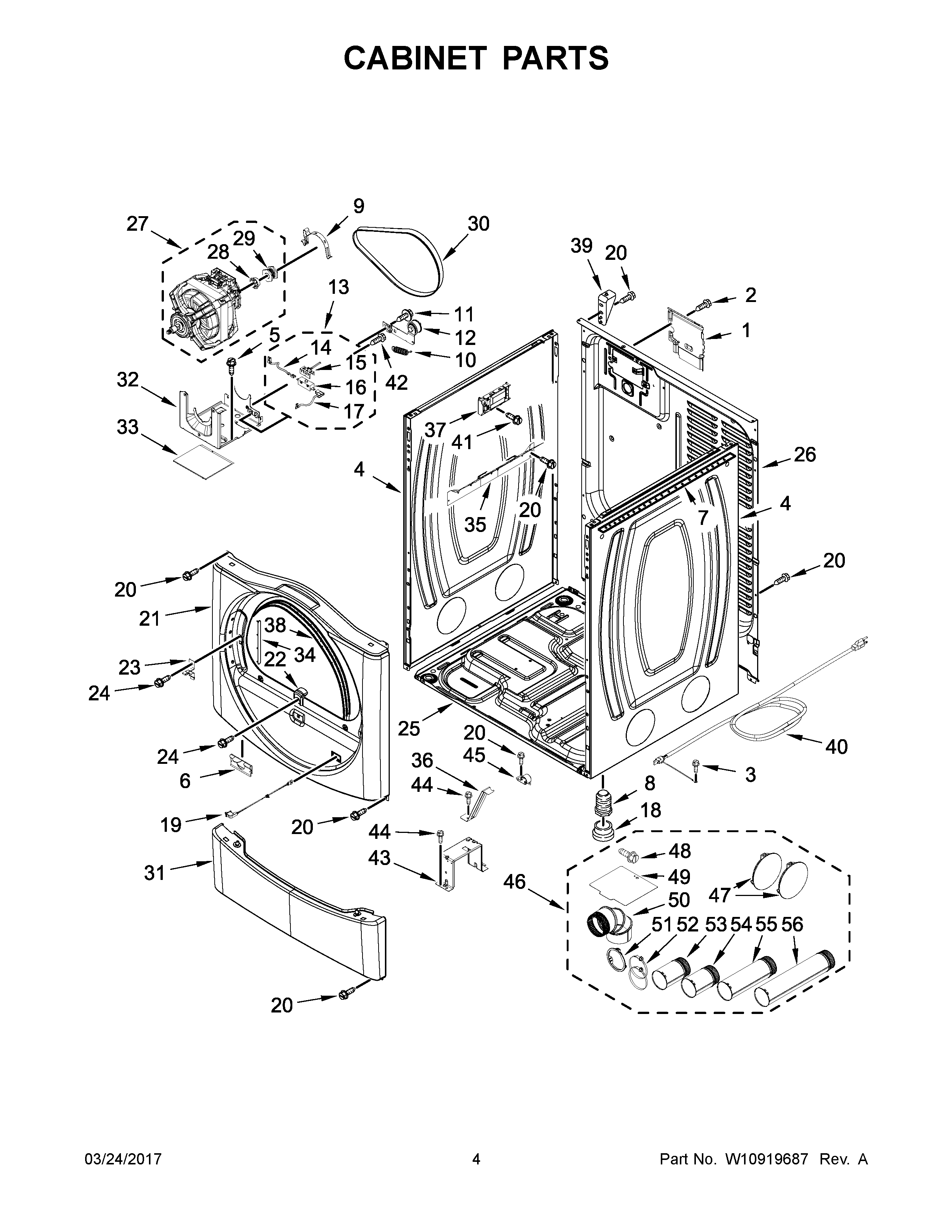 Cabinet parts