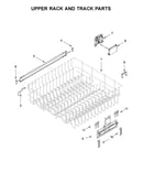 Upper rack and track parts