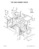 Top and cabinet parts