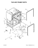 Tub and frame parts
