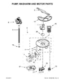 Pump, washarm and motor parts