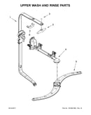 Upper wash and rinse parts