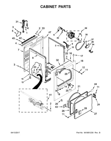 Cabinet parts