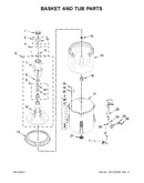 Basket and tub parts