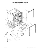 Tub and frame parts