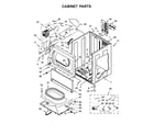 Kenmore 11067022710 cabinet parts diagram