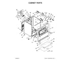 Kenmore 11065232610 cabinet parts diagram