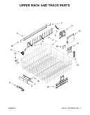 Upper rack and track parts