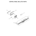 Kenmore Elite 66514793N511 control panel and latch parts diagram