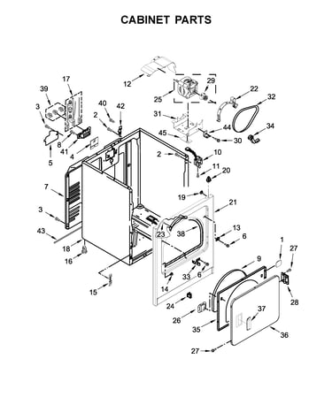 Cabinet parts