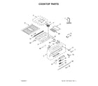 Kenmore 66542783710 cooktop parts diagram