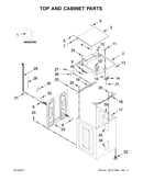 Top and cabinet parts