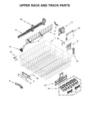 Upper rack and track parts
