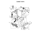Kenmore 11071402312 cabinet parts diagram
