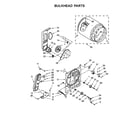 Kenmore 11076132410 bulkhead parts diagram