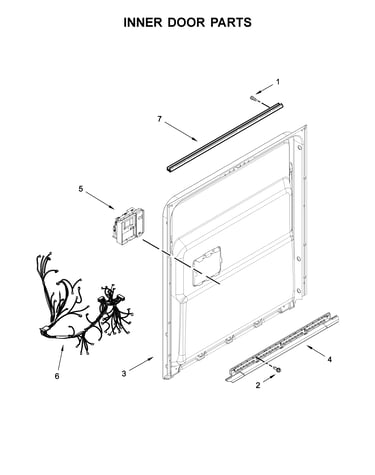 Inner door parts