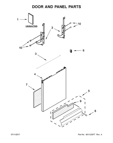 Door and panel parts