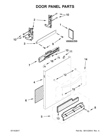 Door panel parts