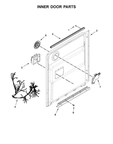 Inner door parts