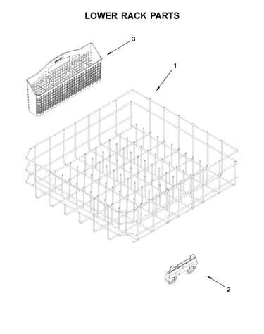 Lower rack parts