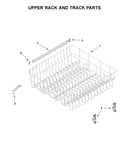 Upper rack and track parts