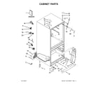 Kenmore 10679473411 cabinet parts diagram