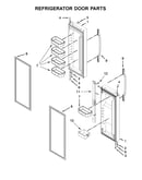 Refrigerator door parts