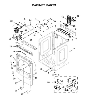 Cabinet parts