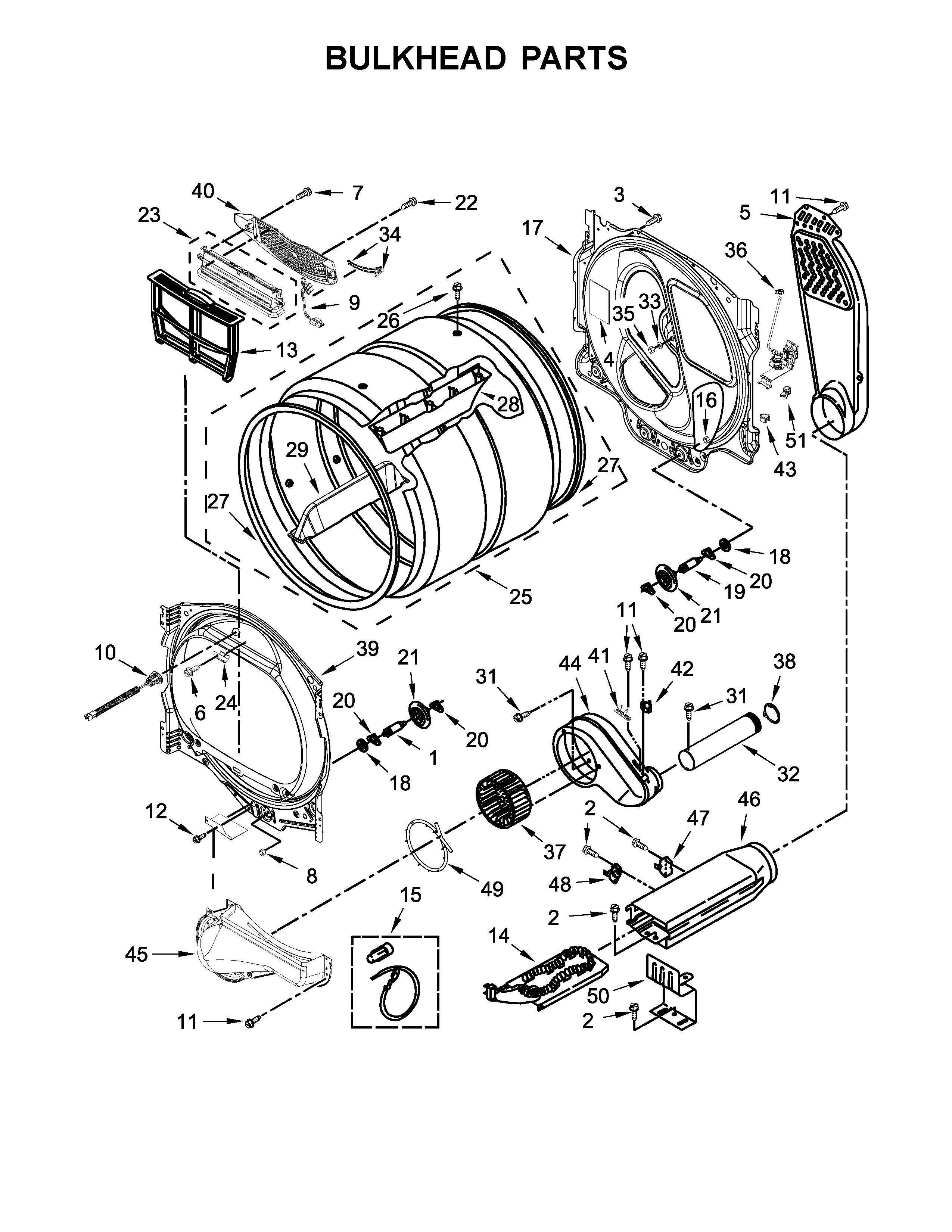 Bulkhead parts