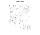 Kenmore 11069133414 cabinet parts diagram