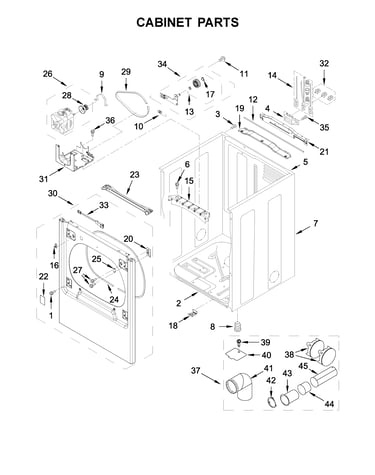 Cabinet parts