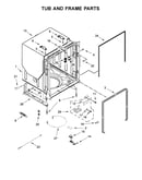 Tub and frame parts