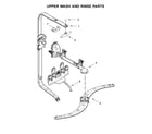 Kenmore Pro 66514703N512 upper wash and rinse parts diagram