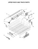 Upper rack and track parts