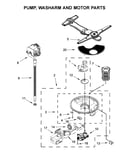 Pump, washarm and motor parts