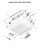Upper rack and track parts
