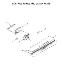 Control panel and latch parts