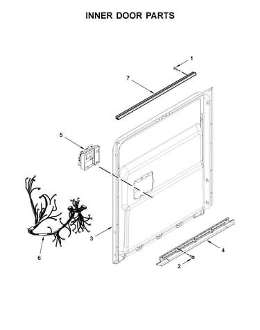 Inner door parts