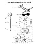 Pump, washarm and motor parts