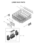 Lower rack parts