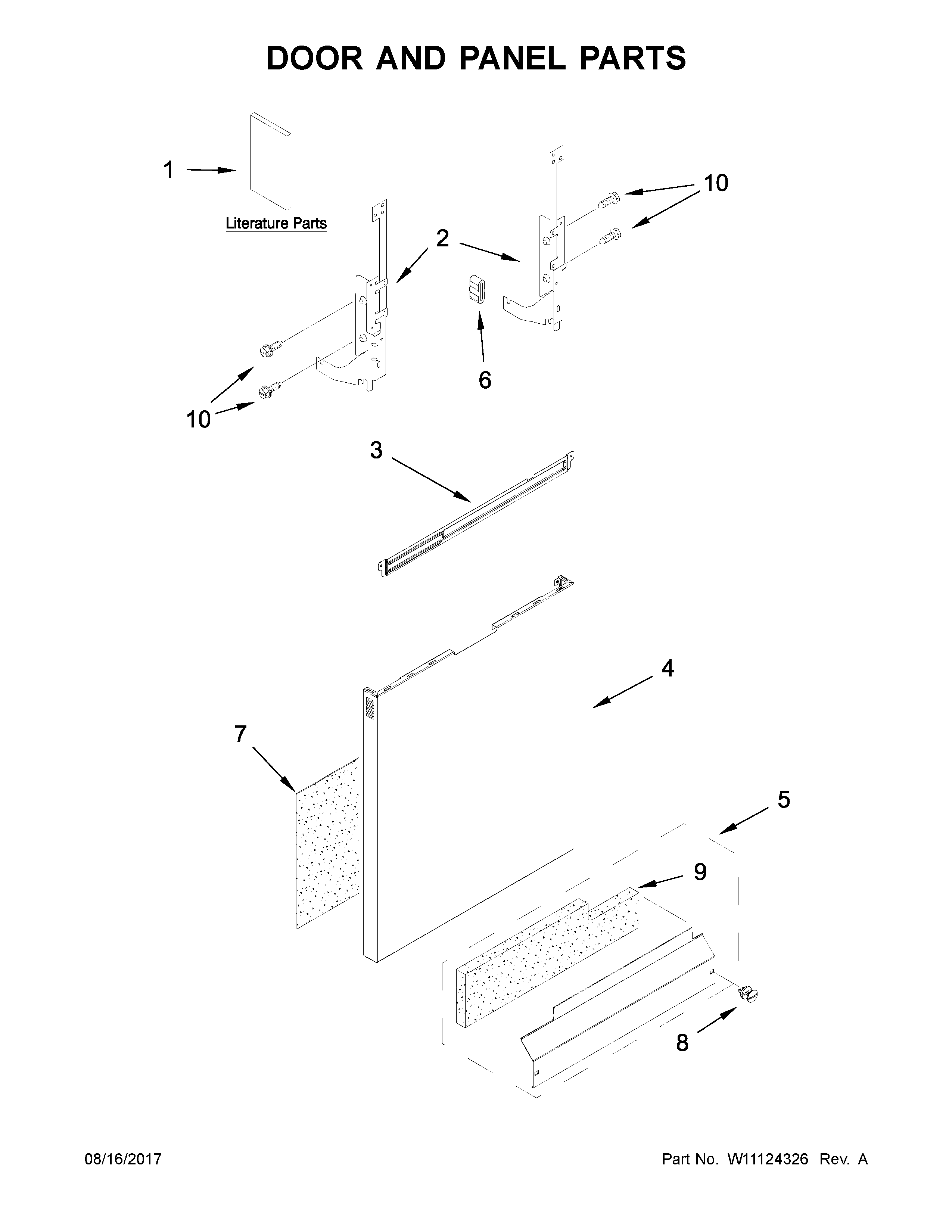 Door and panel parts
