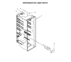 Kenmore 10641172710 refrigerator liner parts diagram