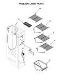 Freezer liner parts