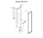 Kenmore 10641173710 freezer door parts diagram