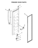 Freezer door parts
