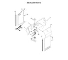 Kenmore 10641173710 air flow parts diagram