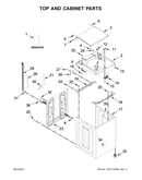 Top and cabinet parts
