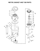 Motor, basket and tub parts
