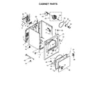 Kenmore 110C62442511 cabinet parts diagram